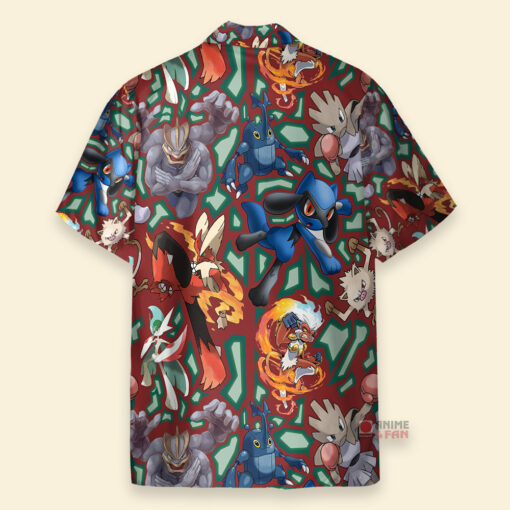 Chemise Hawaïenne Type de combat Pokémon – Image 2