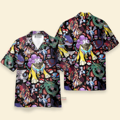 Chemise Hawaïenne Pokémon Légendaire – Image 3
