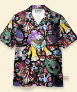 Chemise Hawaïenne Pokémon Légendaire