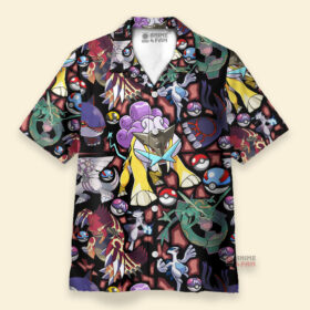 Chemise Hawaïenne Pokémon Légendaire