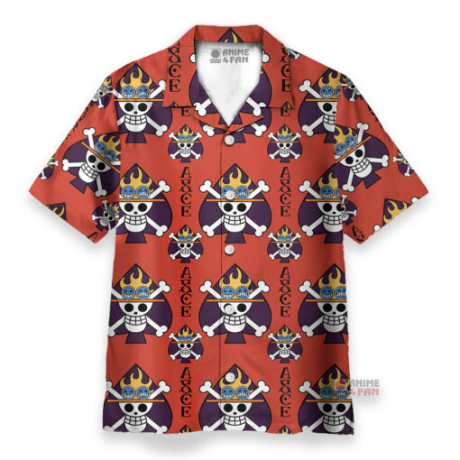 Chemise Hawaïenne One Piece Portgas D. Ace Jolly Roger