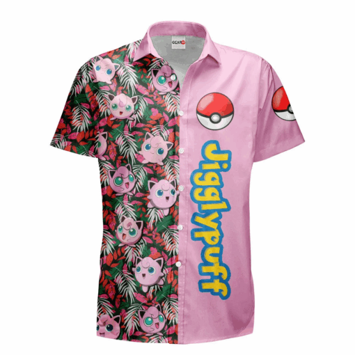 Chemise Hawaïenne Pokémon Rondoudou (Jigglypuff) – Image 2