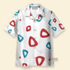 Chemise Hawaïenne Pokémon Togepi Motif Blanc