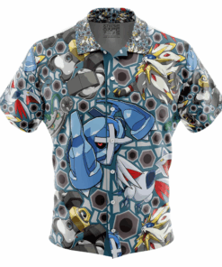 Chemise Hawaïenne Pokémon Type Acier