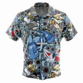 Chemise Hawaïenne Pokémon Type Acier