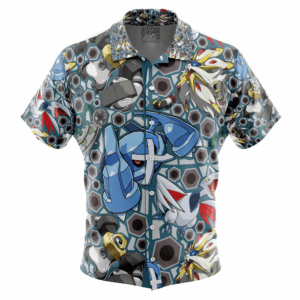 Chemise Hawaïenne Pokémon Type Acier