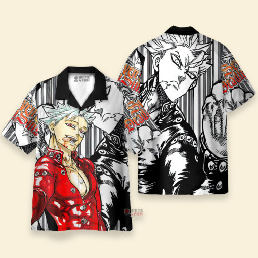 Chemise Hawaïenne Seven Deadly Sins Ban Anime – Image 3