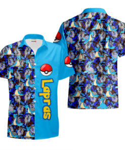 Chemise Hawaïenne Pokemon Lokhlass Lapras