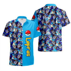 Chemise Hawaïenne Pokemon Lokhlass Lapras
