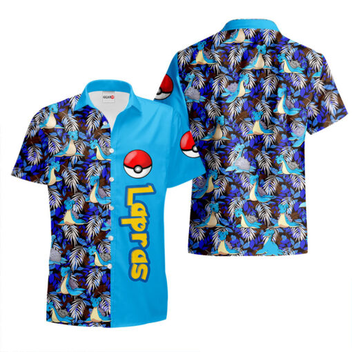Chemise Hawaïenne Pokemon Lokhlass Lapras