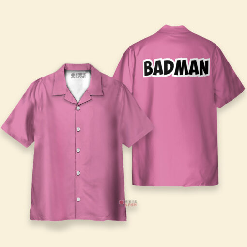 Chemise Hawaïenne Dragon Ball Vegeta Badman Rose V02 – Image 3