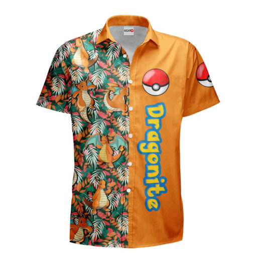 Chemise Hawaïenne Pokemon Dracolosse (Dragonite) – Image 2
