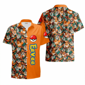 Chemise Hawaïenne Pokémon Évoli