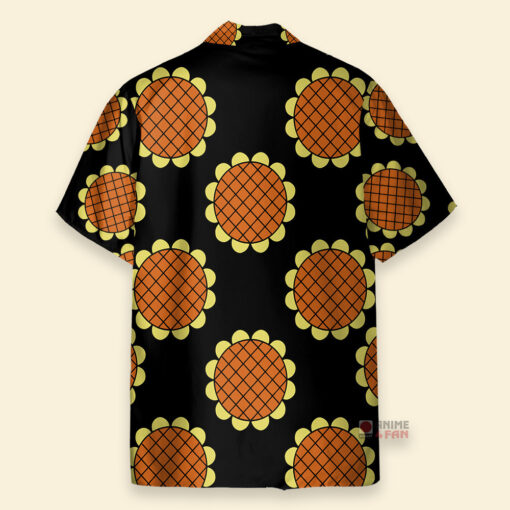 Chemise Hawaïenne One Piece Monkey D. Luffy Noir Dressrosa – Image 2