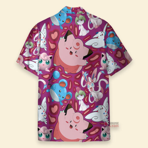 Chemise Hawaïenne Type de fée Pokémon – Image 2
