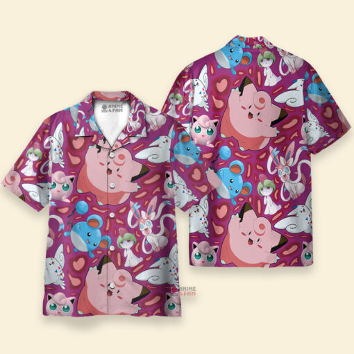 Chemise Hawaïenne Type de fée Pokémon – Image 3
