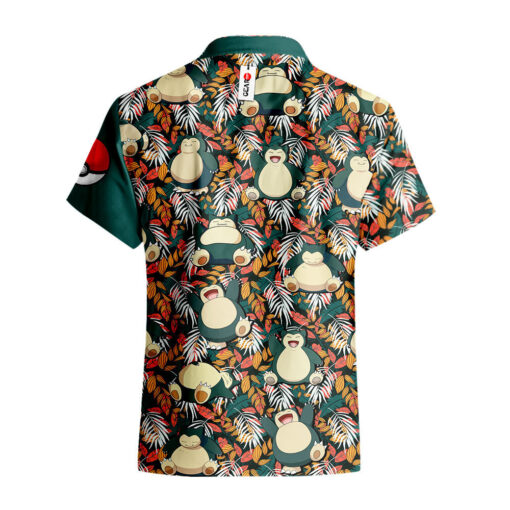 Chemise Hawaïenne Pokemon Ronflex (Snorlax) – Image 3