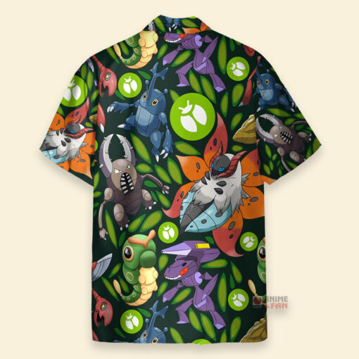 Chemise Hawaïenne Type de bug Pokémon – Image 2