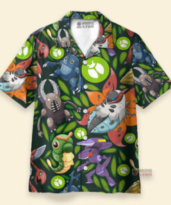 Chemise Hawaïenne Type de bug Pokémon