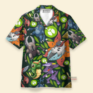 Chemise Hawaïenne Type de bug Pokémon