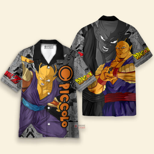 Chemise Hawaïenne Dragon Ball Piccolo Orange – Image 3
