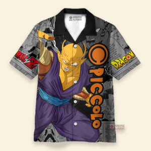 Chemise Hawaïenne Dragon Ball Piccolo Orange