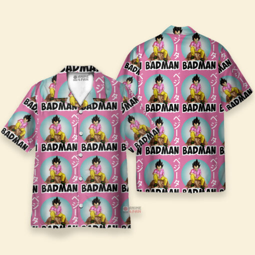 Chemise Hawaïenne Dragon Ball Vegeta Badman – Image 3