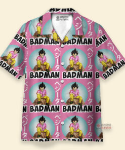 Chemise Hawaïenne Dragon Ball Vegeta Badman