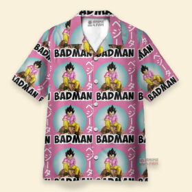 Chemise Hawaïenne Dragon Ball Vegeta Badman