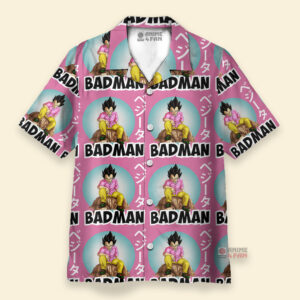 Chemise Hawaïenne Dragon Ball Vegeta Badman
