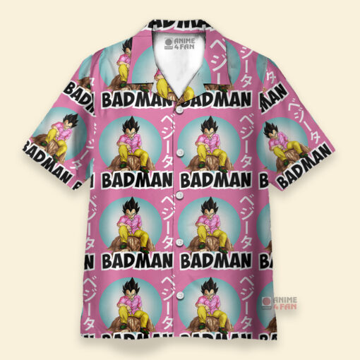 Chemise Hawaïenne Dragon Ball Vegeta Badman