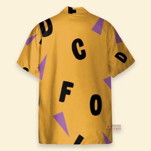Chemise Hawaïenne Dragon Ball Maître Roshi Logo Jaune – Image 2