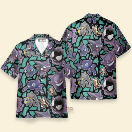 Chemise Hawaïenne Pokémon Fantôme – Image 3