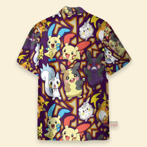 Chemise Hawaïenne Type de rongeur électrique Pokémon – Image 2