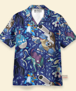 Chemise Hawaïenne Type d'eau Pokémon