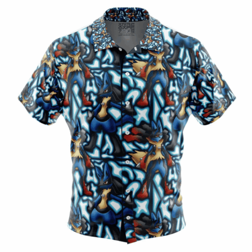 Chemise Hawaïenne Pokémon Lucario x Méga Lucario – Image 3