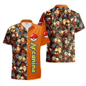 Chemise Hawaïenne Pokemon Arcanin