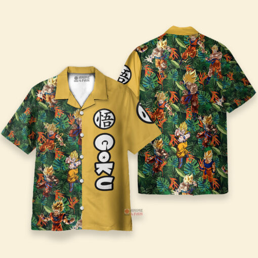 Chemise Hawaïenne Dragon Ball Goku Super Saiyan – Image 3