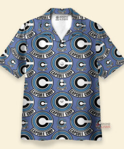 Chemise Hawaïenne Dragon Ball Capsule Corp.