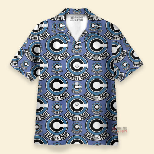 Chemise Hawaïenne Dragon Ball Capsule Corp.
