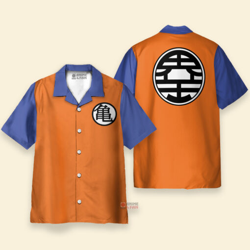 Chemise Hawaïenne Dragon Ball Goku Kame Kai – Image 3