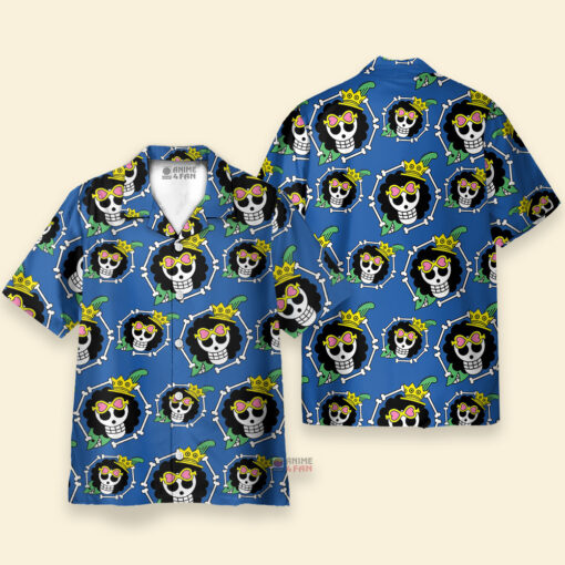 Chemise Hawaïenne One Piece Hippie Trip Brook Bleu – Image 3
