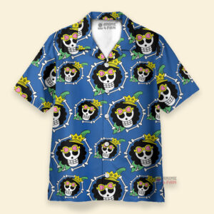 Chemise Hawaïenne One Piece Hippie Trip Brook Bleu