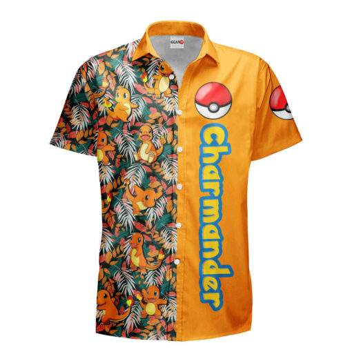 Chemise Hawaïenne Pokémon Salamèche (Charmander) – Image 2