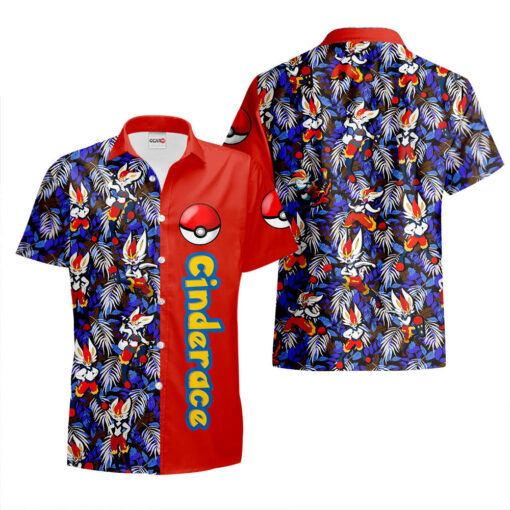 Chemise Hawaïenne Pokemon Pyrobut