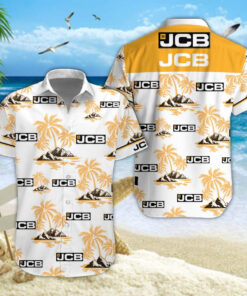 Chemise Hawaïenne JCB Agricultural Tractors V02