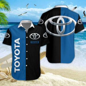 Chemise Hawaïenne Toyota Blue