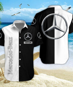 Chemise Hawaïenne Mercedes-Benz White