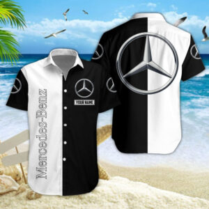Chemise Hawaïenne Mercedes-Benz White