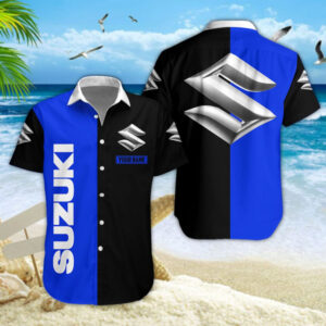 Chemise Hawaïenne Suzuki Blue